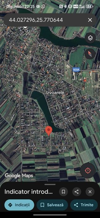 Teren casa comuna Izvoarele