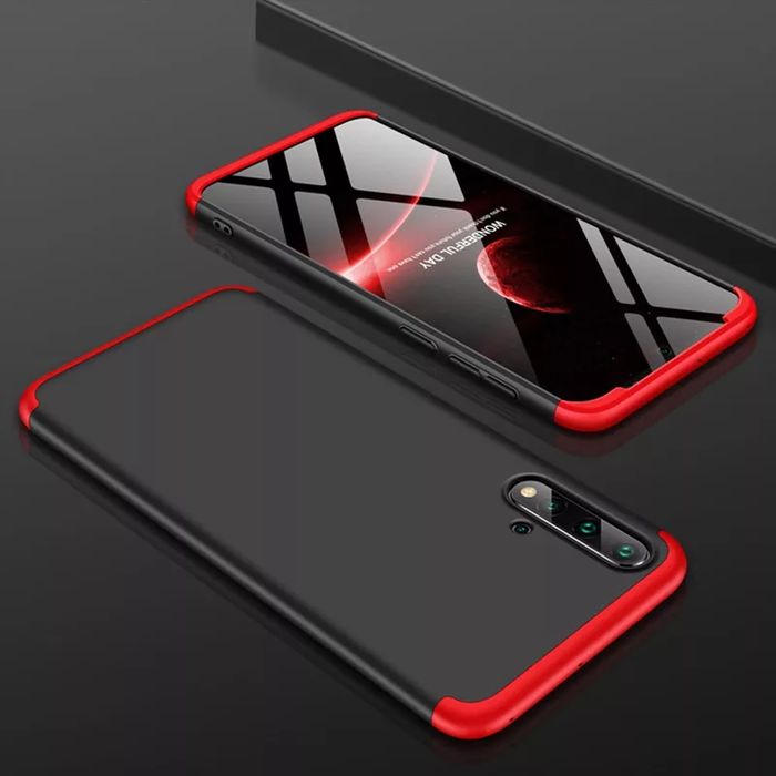 Кейс 360° Градуса Мат за Huawei Nova 5T / Honor 20 + стъклен протектор