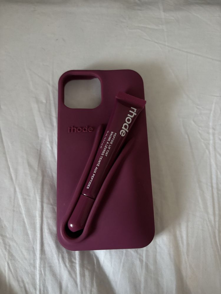 Калъф+гланц на rhode за iphone 15