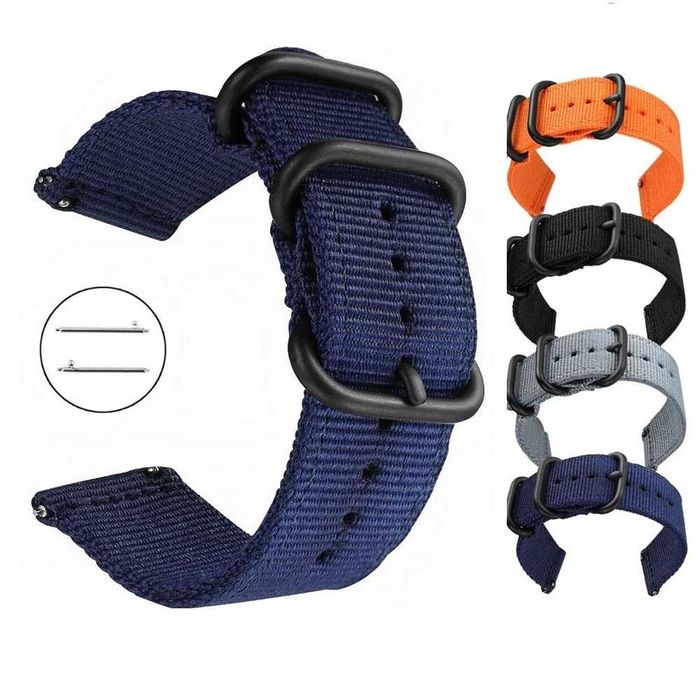 Curea textila 20mm snartwatch Samsung Galaxy Huawei GT Amazfit Garmin