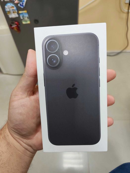 Iphone 16 . 128 gb black  НЕРАЗПЕЧАТАН