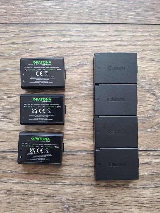 Baterii Canon LP-E10, LP-E8, LP-E6
