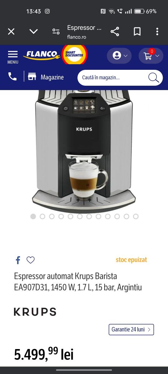 Espressor automat Krups EA907d31