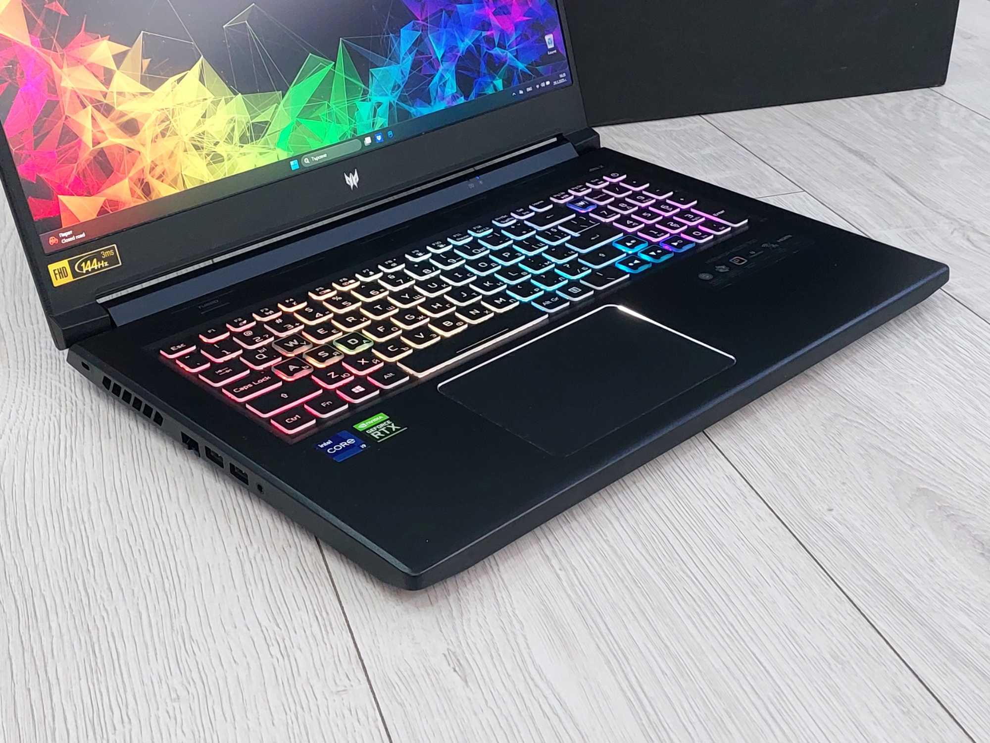 PREDATOR i9-11900|RTX3070|32RAM|1TB|17.3 IPS 144Hz лаптоп laptop acer