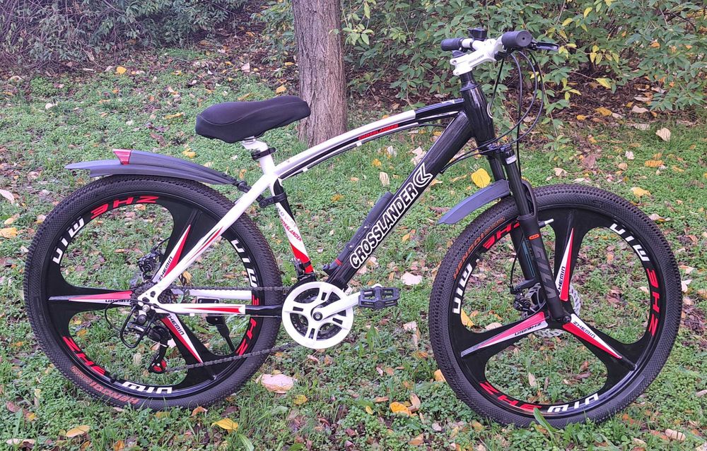 Велосипед Crosslander Cross Elegance 26″ Лети Капли, Вилка RST GILA!