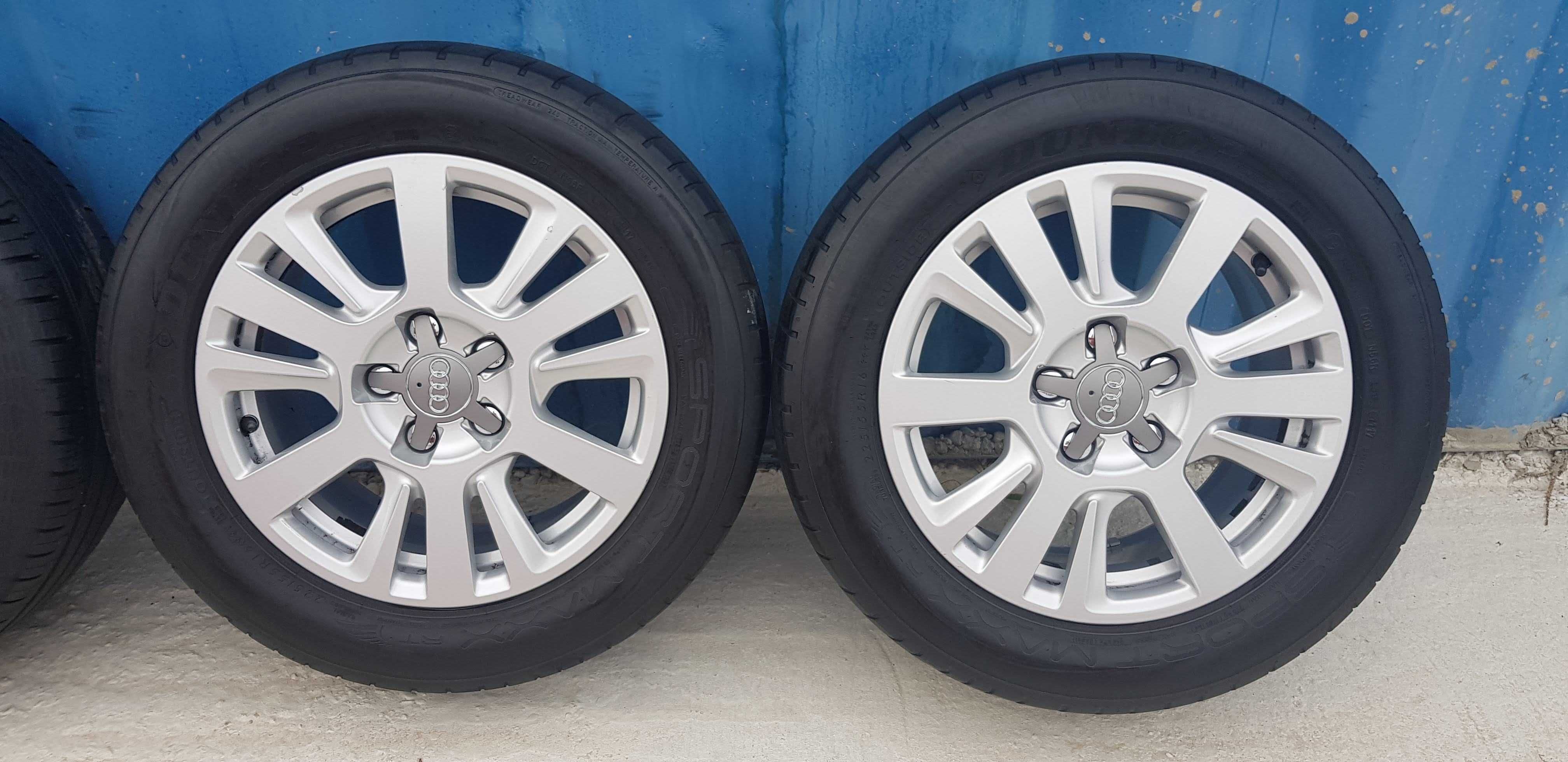 Jante originale Audi A4 - 16 inch - 5x112 - cauciucuri vara