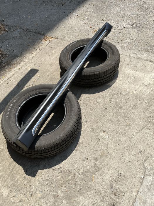 Оригинален хром десен, пасажерски праг Outlander2, 2010 след фейслифта