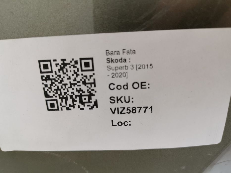 Предна броня Шкода Суперб 3 / Skoda Superb 3 Оригинална