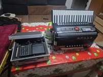 Vând, ori schimb acordeon, cu midi și procesor juzzi-sound +wireless