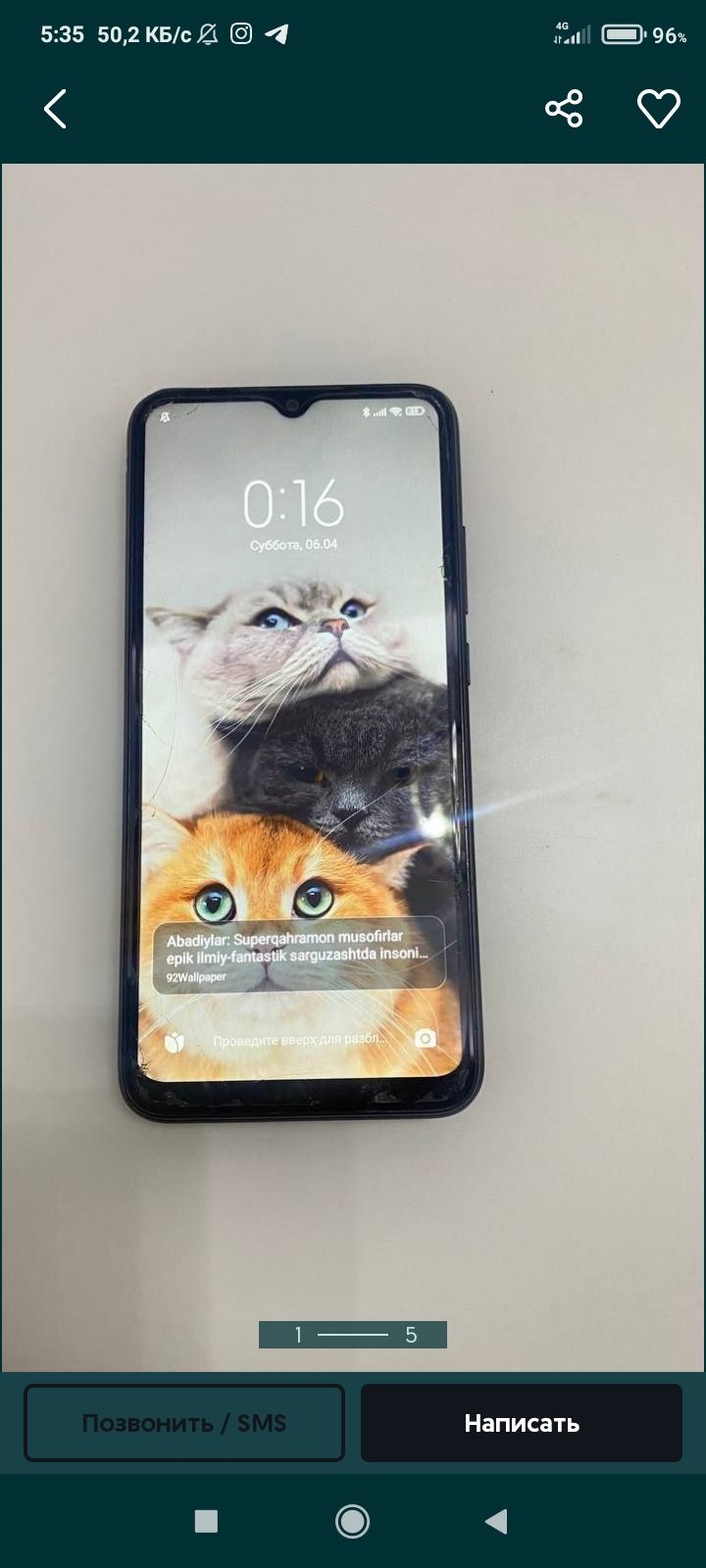 Redmi 9a 32gb br qol holati yaxshi