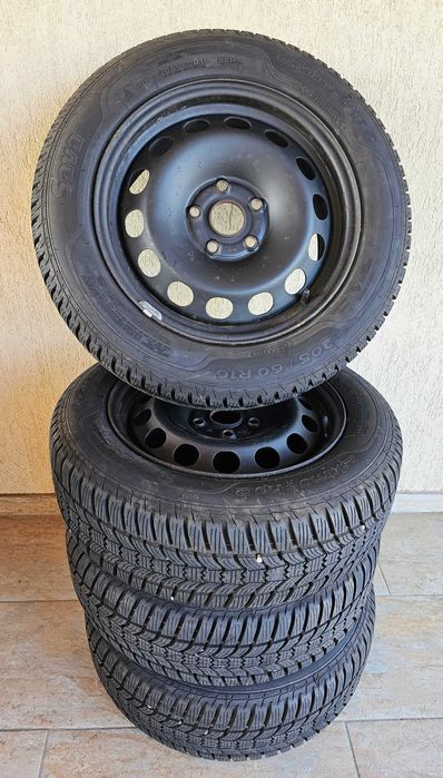 Set roti iarna VW SKODA AUDI 205 60 R16 anvelope noi SAVA  9mm DOT24