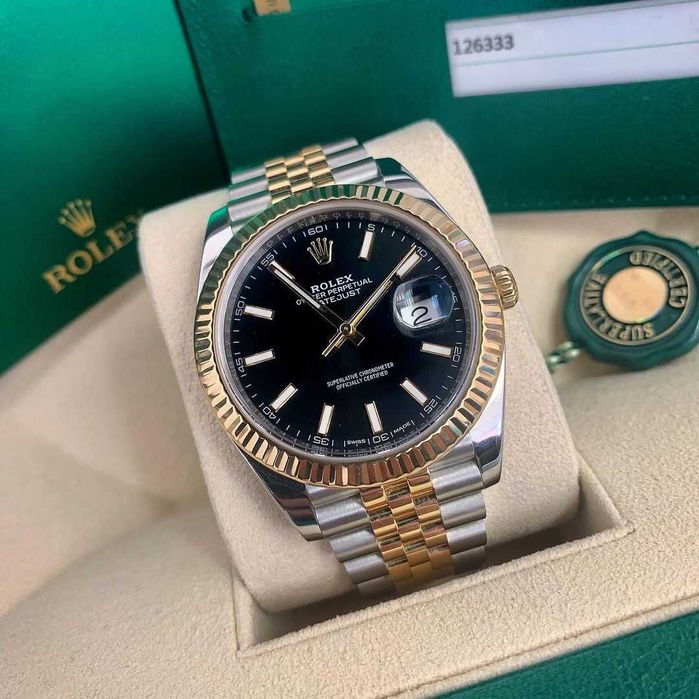 rolex datejust bi-color 41mm