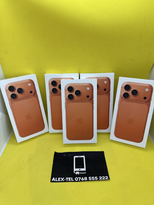 Alex-TEL®  Apple iPhone 17 Pro 256GB Cosmic Orange Sigilat Nou