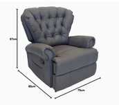 Fotoliu exstensibil Home abc living maro