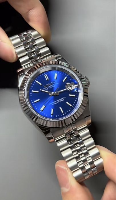 Часовник Seiko Mod Datejust Royal Blue NH35