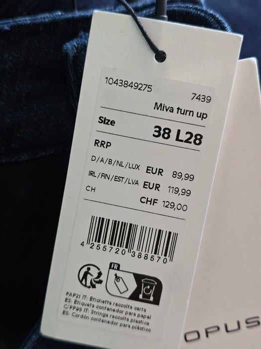 Compleu dama  geaca + blugi OPUS / original / mărime  36 și 38