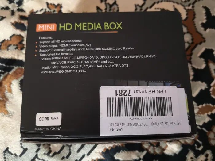 Mini HD media box 1080P