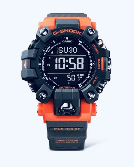 *Чисто Нов* Casio G-Shock GW-9500-1A4JF Mudman *Black/Rescue Red*