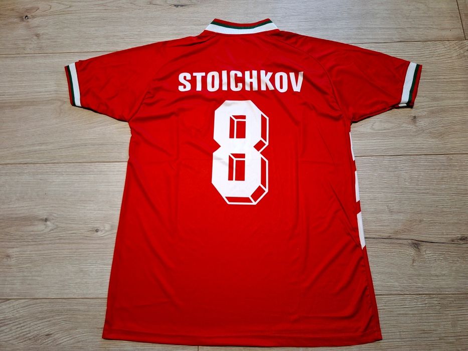 Футболна фланелка на Христо Стоичков България САЩ94 ретро модел!!!