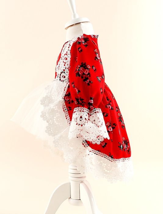 Rochie botez/petrecere premium, elganta,vârsta 1-9 Luni