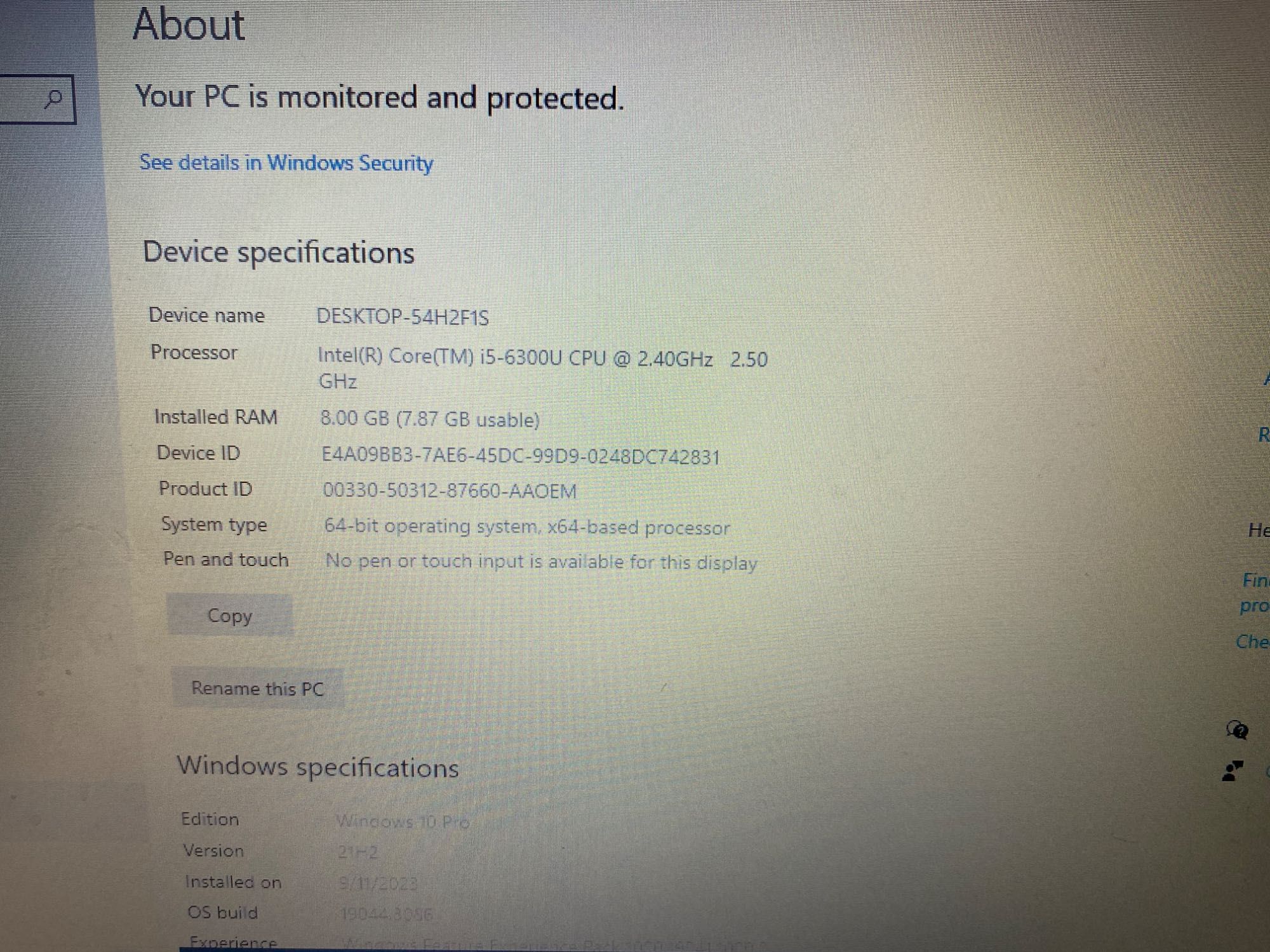 Laptop Lenovo T460