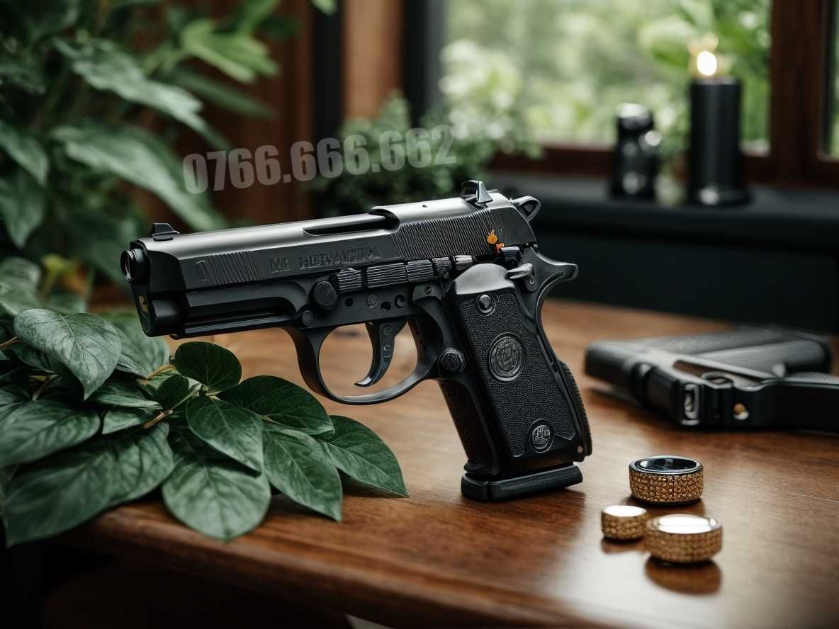 Pistol AIRSOFT ORIGINAL - Arc Manual [Modificat], PUTERNIC, Full Metal