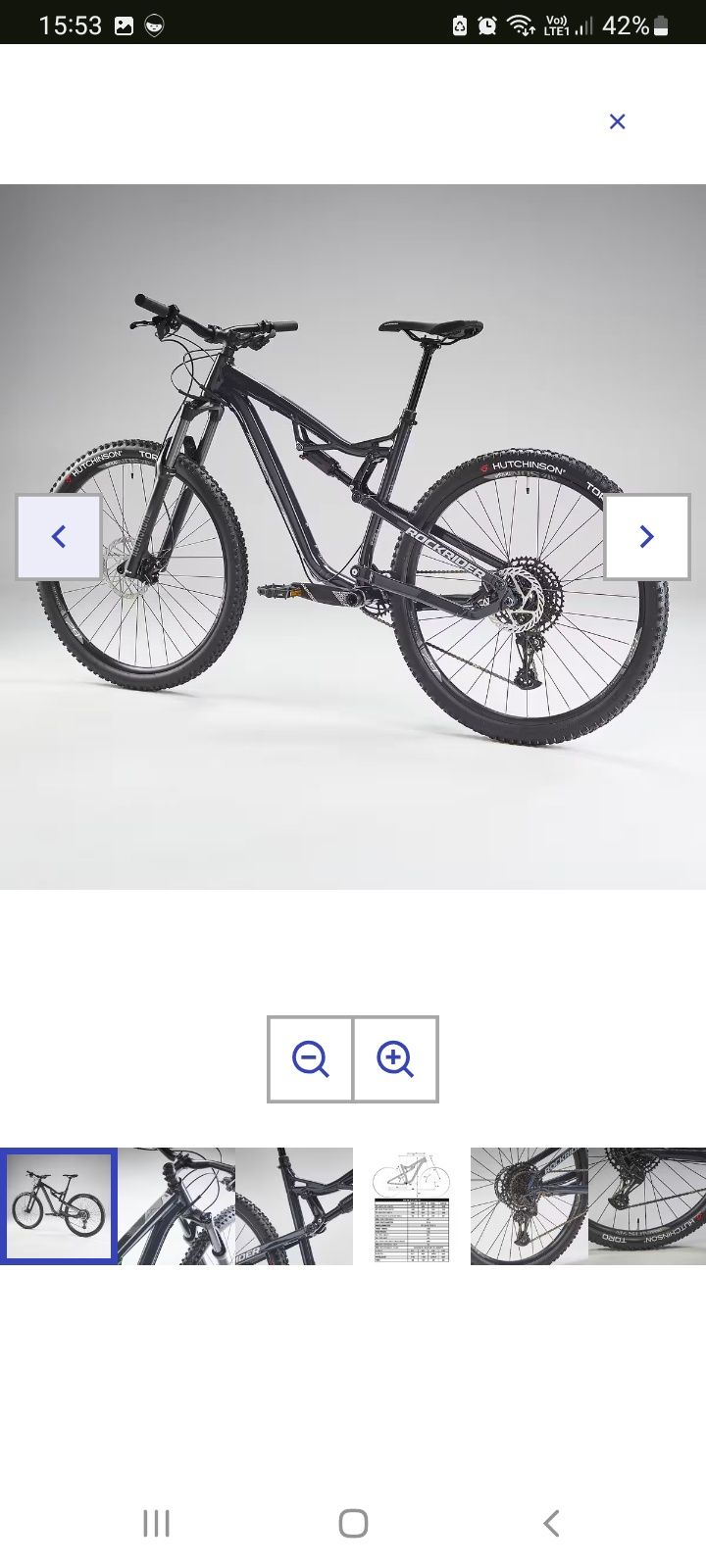 Vând Bicicletă MTB all mountain AM 50 S
Cumpărată de la Decathlon în
