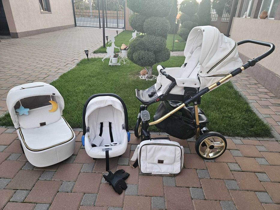 Vand carucior 3 in 1 Adamex alb