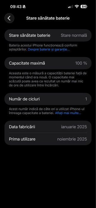 Iphone 16 plus ,256 gb nou