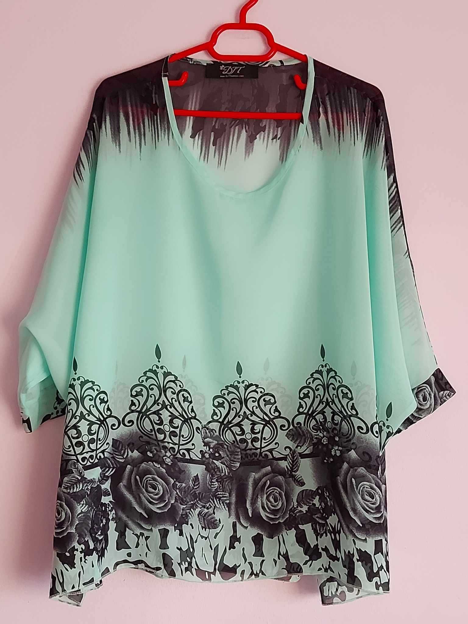 Vand bluza verde menta, marime 52