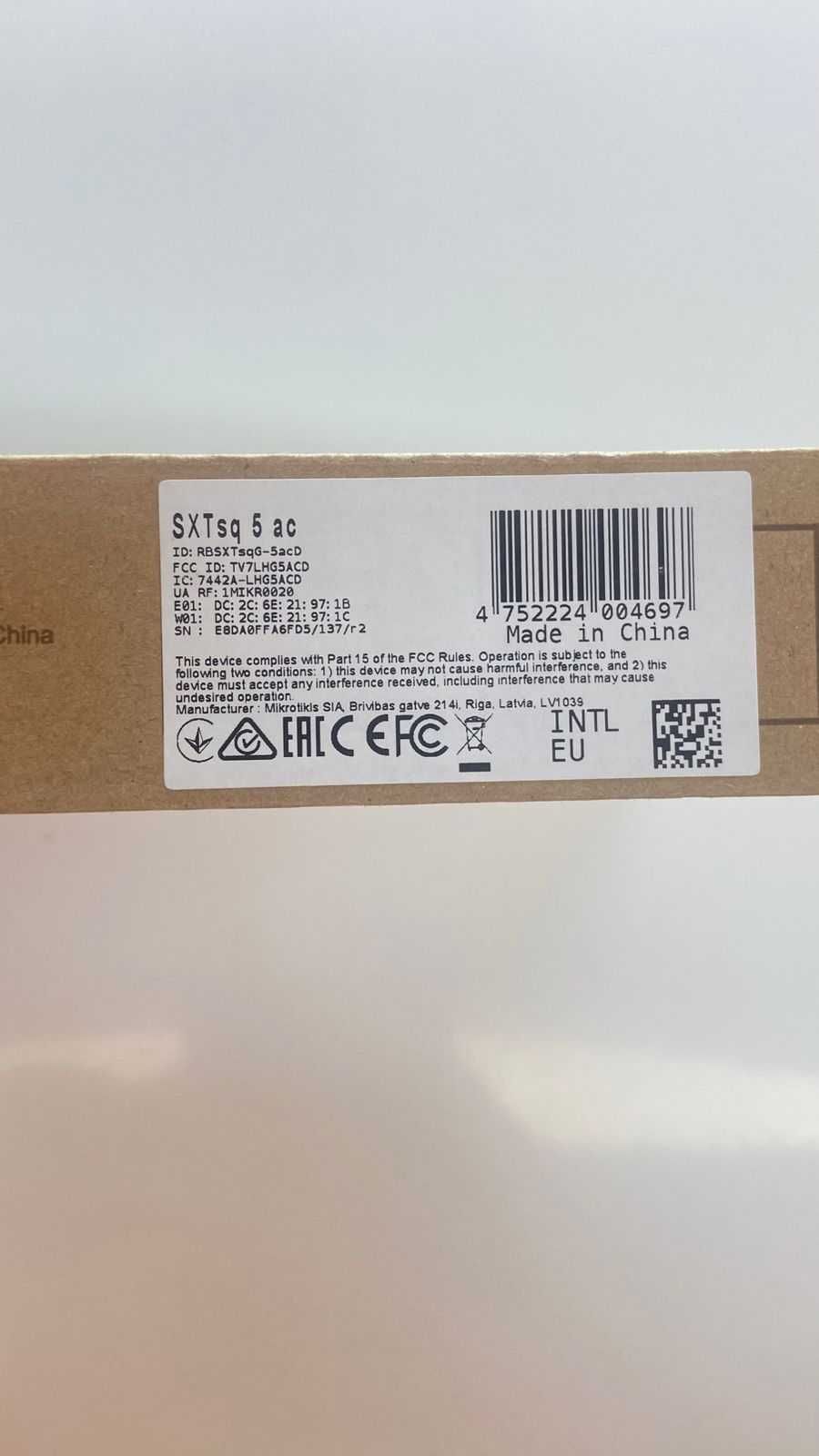 продам сервис MikroTik hAP ac