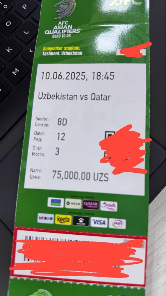 Futbol Bilet sotiladi