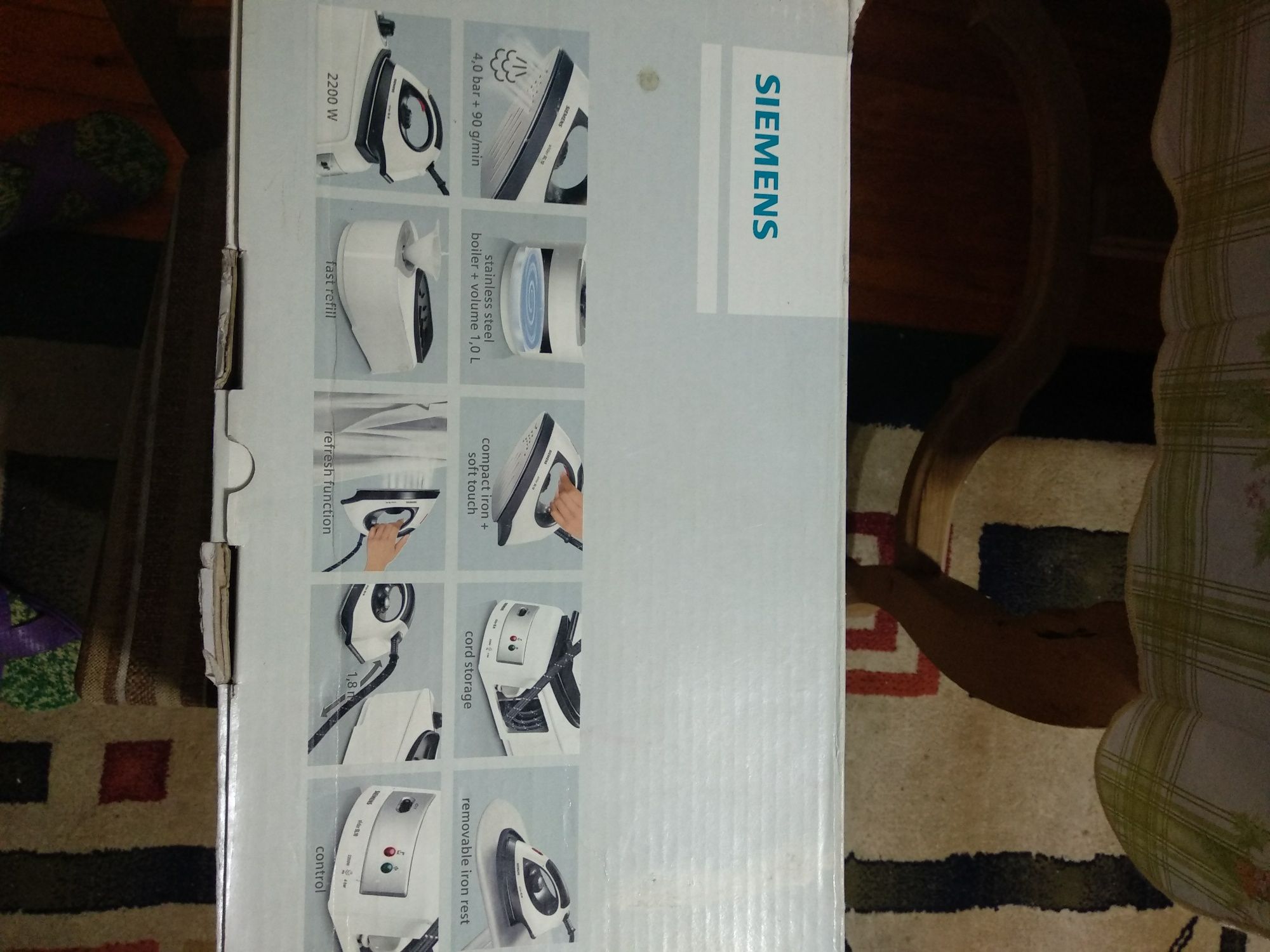 Утюг паровой Siemens slider SL 10