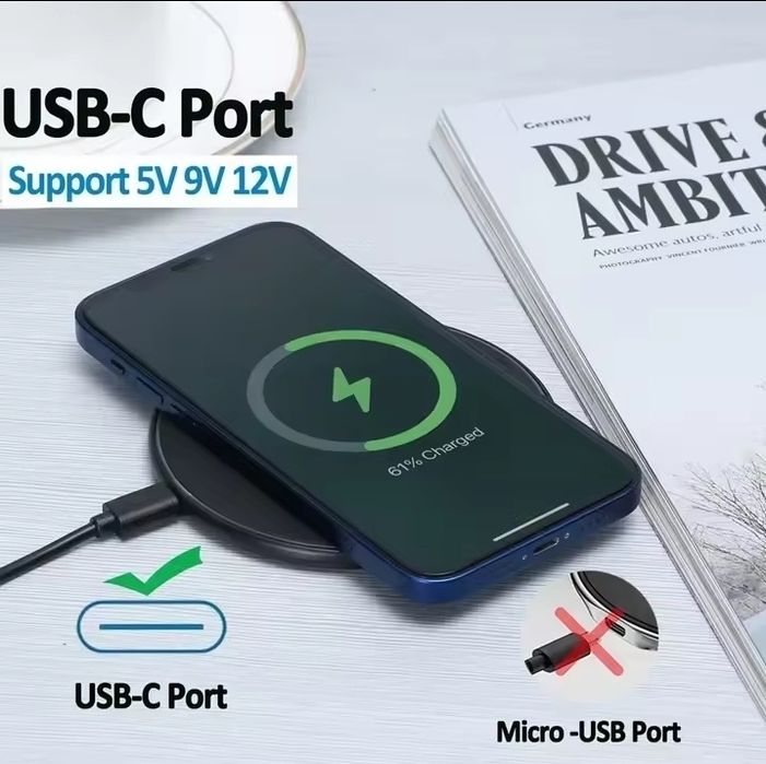 Încărcător wireless universal pentru telefon mobil