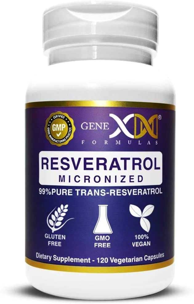 RESVERATROL микронизированный транс-резвератрол, (120 капсул)