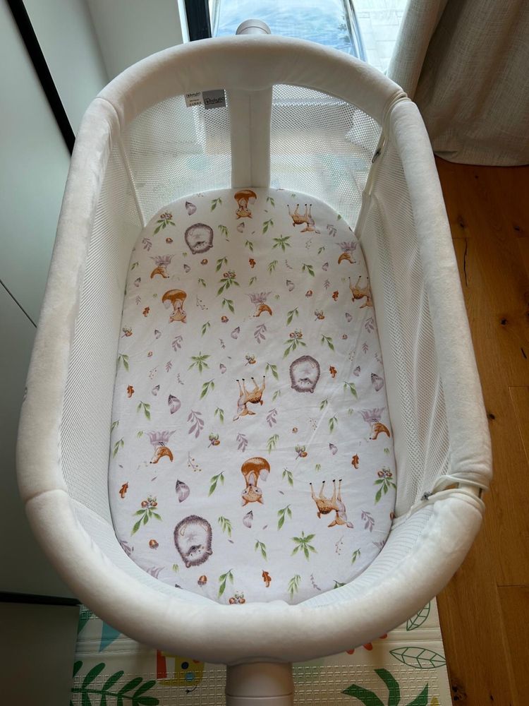 Patut co-sleeper, BabyGo, 2 in 1 Amila, Crem - nefolosit