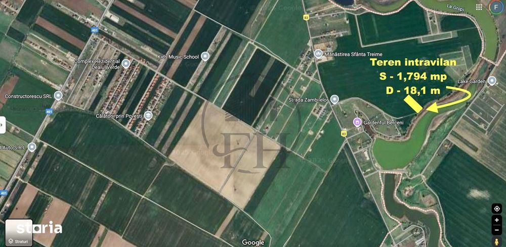 Teren intravilan de vanzare Vidra, Ilfov