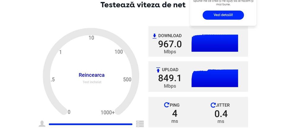 Cablu internet UTP CAT5e CCA, lungime 10m, sertizat