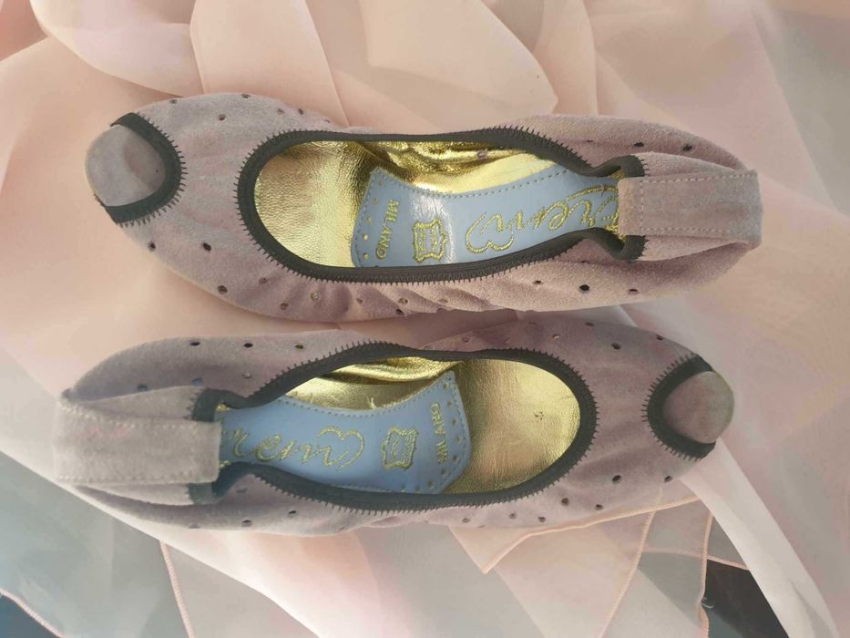 Papuci piele naturala platforma ortopedica lemn usor 36-37, s.a.