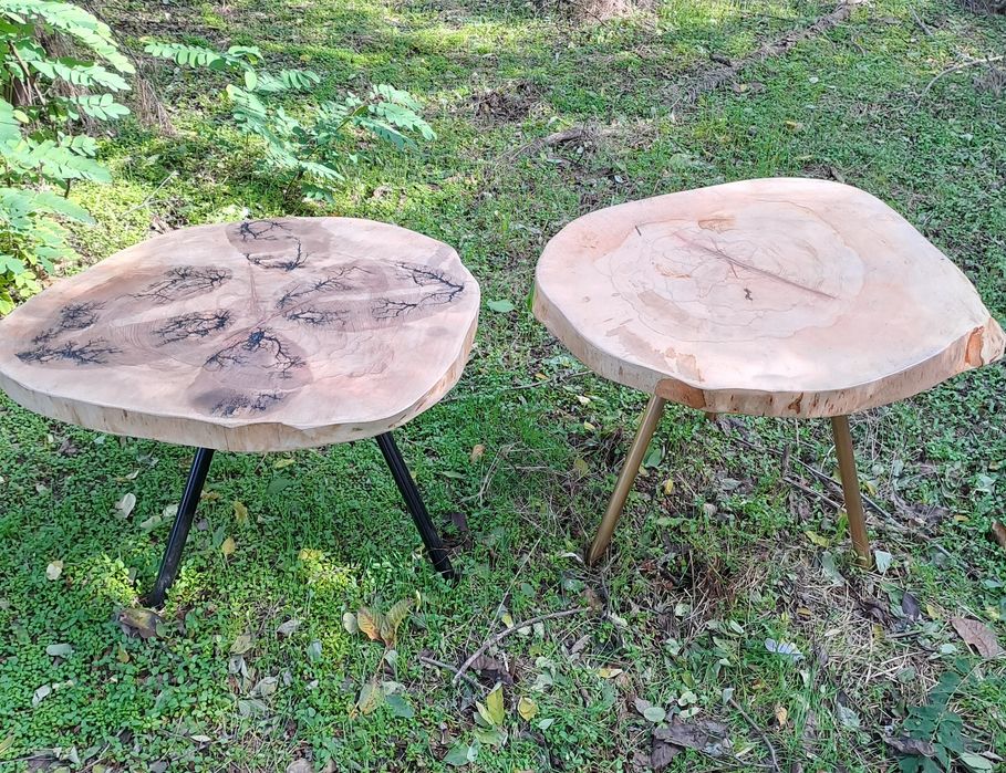 Măsuțe cafea din fag ,Platouri tocătoare de salcâm!