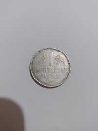 Moneda germana 1 deutsche mark 1976