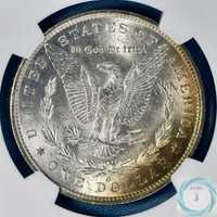 Moneda de argint 1883-O Morgan Dollar NGC MS63