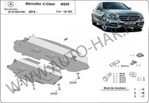 Scut motor metalic Mercedes C-Class W205 2014 -2021