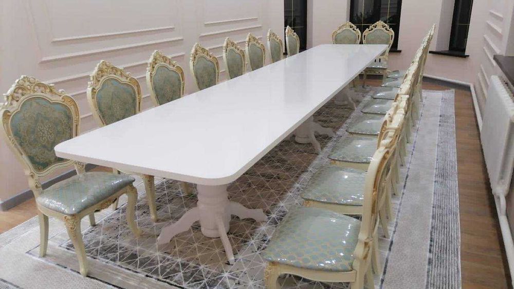 Стол Орындык Стульчик Стулья Мягкие Металлические  Үстел Раздвижной