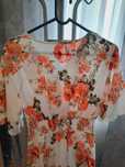 Rochie alba florala