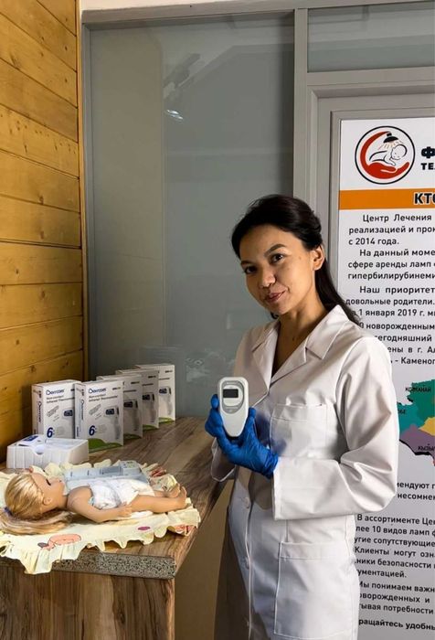 Фотолампа - домашнее лечение неонатальной желтухи, замер билирубина