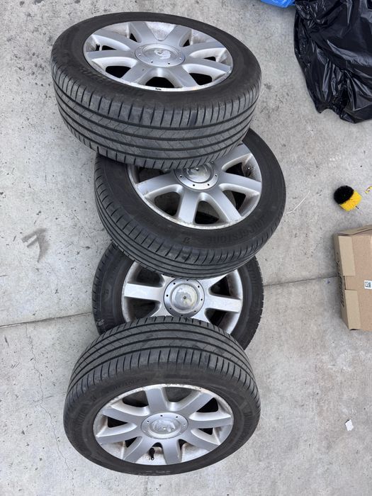 Джанти 16ки 205 55 16 летни гуми Bridgestone turanza 6 dot 25
