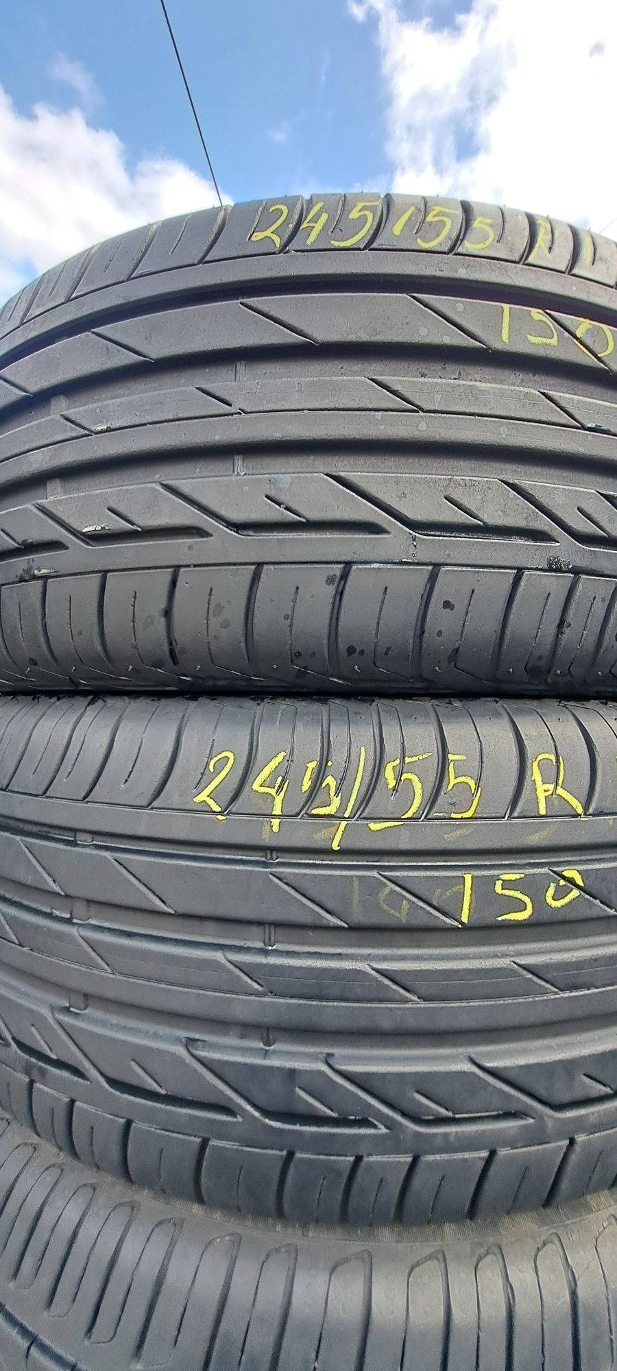 2 anvelope vara 245/55r17 Bridgestone Montaj Gratuit