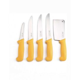 Комплект професионални месарски ножове, 5 броя