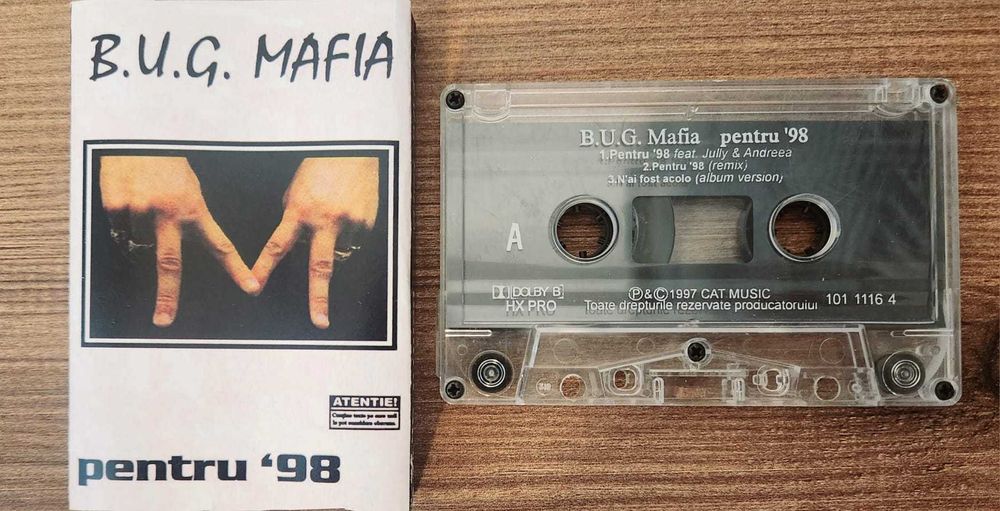 Casetă B.U.G. Mafia - Pentru 98